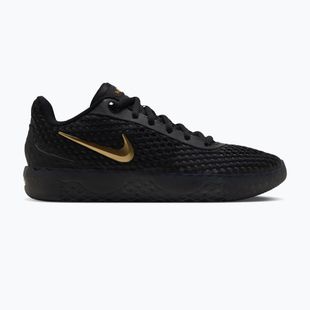 Scarpe da basket uomo Nike LeBron Witness X black/black/iron grey/metallic gold