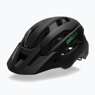 Casco da bici per bambini Giro Fixture II MIPS matte black/vivid green