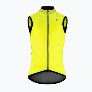 Gilet da ciclismo da uomo ASSOS Mille GT C2 Wind giallo ottico