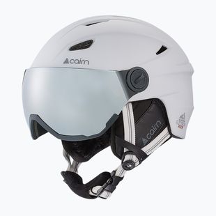 Casco da sci Cairn Electron Visor mat white