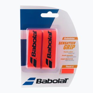 Babolat Grip Sensation Racchette da badminton 2 pezzi fluo/rosso