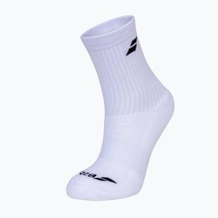 Calzini Babolat Junior per bambini 3 paia bianco/bianco