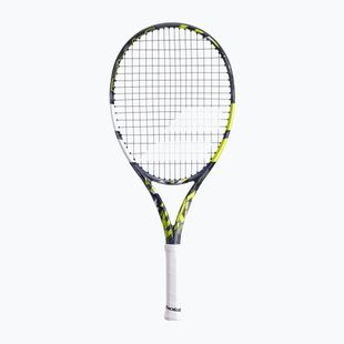 Racchetta da tennis Babolat Pure Aero Junior 25 grigio/giallo/bianco per bambini