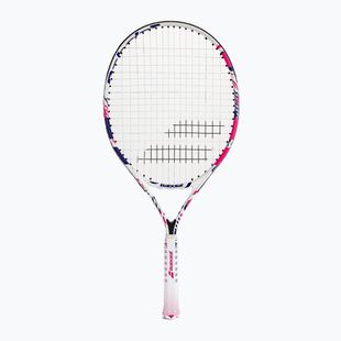 Racchetta da tennis Babolat B Fly 23 bianco/rosa/blu per bambini