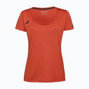 Maglietta Babolat donna Play Cap Sleeve Top W fiesta red