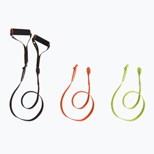 Sveltus Fitness Bande elastiche per esercizi 3 pezzi verde/ arancione/nero