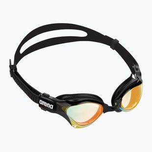 Occhiali da nuoto Arena Cobra Tri Swipe Mirror giallo rame/nero