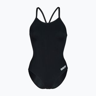 Costume da bagno intero donna Arena Team Light Drop Solid black/white