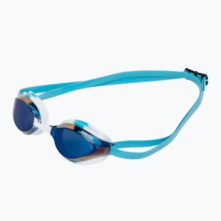 Occhiali da nuoto Arena Python Mirror blu/bianco/cielo