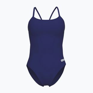 Costume da bagno intero donna arena Lace Back Solid navy/bianco