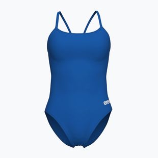 Costume da bagno intero donna arena Lace Back Solid royal/bianco