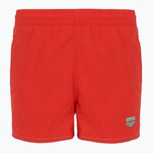 Pantaloncini da bagno arena per bambini Bywayx Youth R rosso fluo/acqua