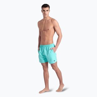 Pantaloncini da bagno arena Fundamentals Boxer R acqua/navy da uomo