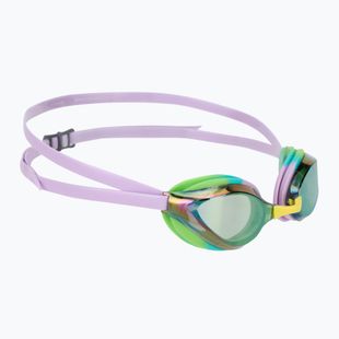 Occhiali da nuoto Arena Python Mirror verde/viola/verde