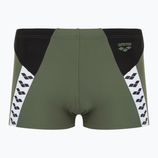 Boxer da bagno da uomo a righe arena Short sage/nero/multi