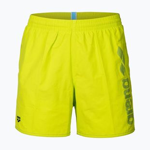 Pantaloncini da bagno da uomo arena Fundamentals Arena Logo Boxer R artic lime/mangrove