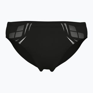 Slip da bagno arena Poseidonia uomo nero/bianco