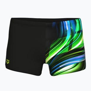 Boxer da bagno arena Bloom da uomo multi nero/nero