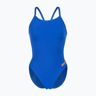 Costume da bagno intero da donna arena Team Swimsuit Challenge Solid neon blue/team orange