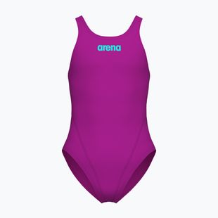 Costume da bagno intero bambino Arena Team Swim Tech Solid very fuchsia/water