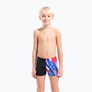 Costume da bagno boxer da bambino arena Loud Swim Short black/multi