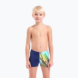 Costume da bagno boxer da bambino arena Loud Swim Short navy/multi
