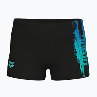 Costume da bagno boxer da bambino arena Loud Swim Short black/black multi