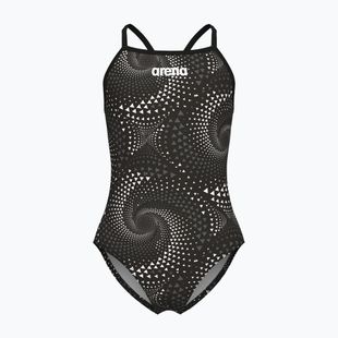 Costume da bagno intero bambino arena Fireflow Lightdrop Back black/team black