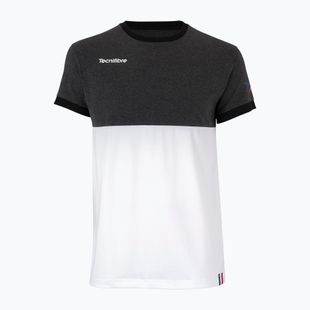 Camicia da tennis da uomo Tecnifibre 22F1ST F1 Stretch nero/bianco