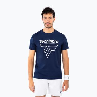 Maglietta da tennis da uomo Tecnifibre Team Corpo Tee navy blue