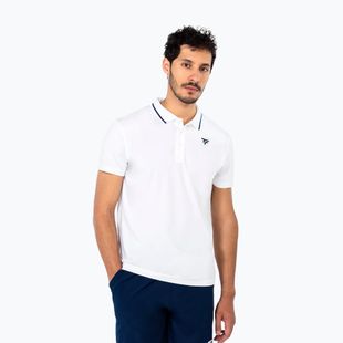 Polo da tennis da uomo Tecnifibre Team Tech Polo white