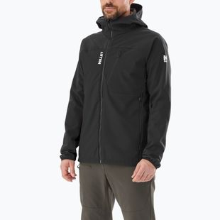 Giacca softshell da uomo Millet Magma Shield Hoodie nero/noir