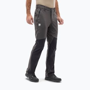 Pantaloni da trekking da uomo Millet Lapiaz grigio scuro/nero