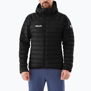 Giacca imbottita da uomo Millet Fitz Roy Warm Hoodie black