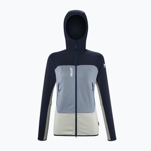 Felpa Millet donna Fusion Grid Hoodie rugiada nebbiosa/saphir