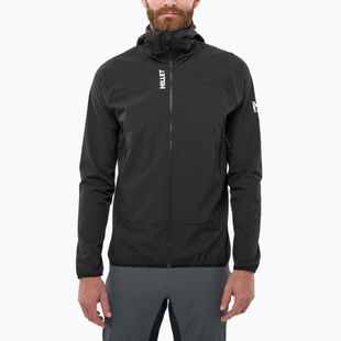 Giacca softshell da uomo Millet Kamet Xcs Light Hoodie black