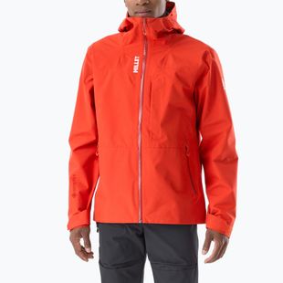 Giacca impermeabile da uomo Millet Kamet Gore-Tex Jacket Jacket paprika