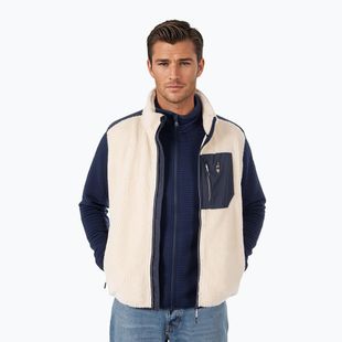 Gilet uomo Aulp Tarik Sherpa greige