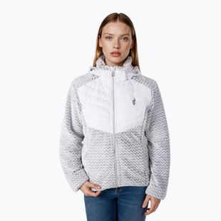 Giacca ibrida donna Aulp Clem Hooded Hybrid white