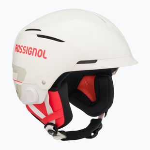 Casco da sci Rossignol Hero Slalom Impacts + Chinguard bianco