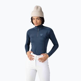 Maglia termica da donna Rossignol Classique 1/2 Zip dark navy