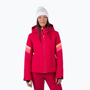 Giacca da sci donna Rossignol Strawpile Jkt ruby red
