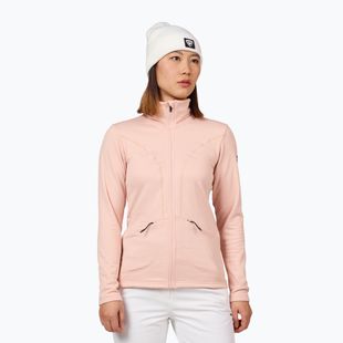 Felpa Rossignol Blackside Fleece Fz rosa cipria da donna