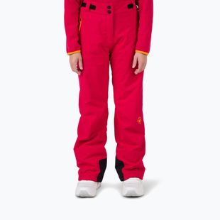 Rossignol Girl Ski pantaloni da sci per bambini rosso rubino