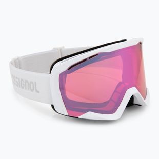 Maschera da sci Rossignol Spiral white/pink