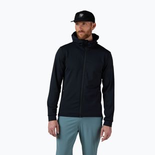 Pile uomo Rossignol Mid Layer Stretch Hoodie black