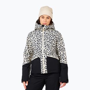 Giacca da sci donna Rossignol Rochrun Allover nature wild leopard print