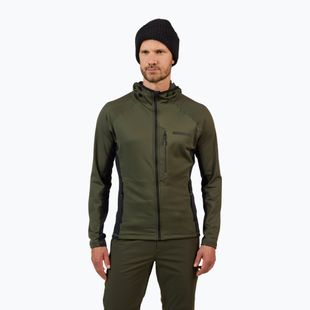 Felpa uomo Rossignol Blackside Mix Full Zip Hoodie Fleece olive shadow