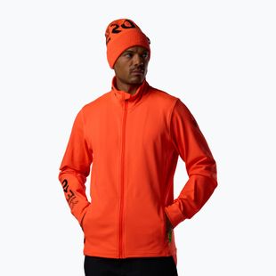 Felpa da uomo Rossignol Hero Stretch Fleece neon red