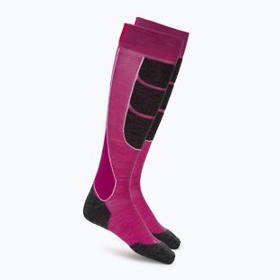 Calze da sci da donna Rossignol Intermediate Eelectric fuchsia